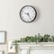 Modern 9.8-Inch Silent Wall Clock – Minimalist Design, Battery Operated